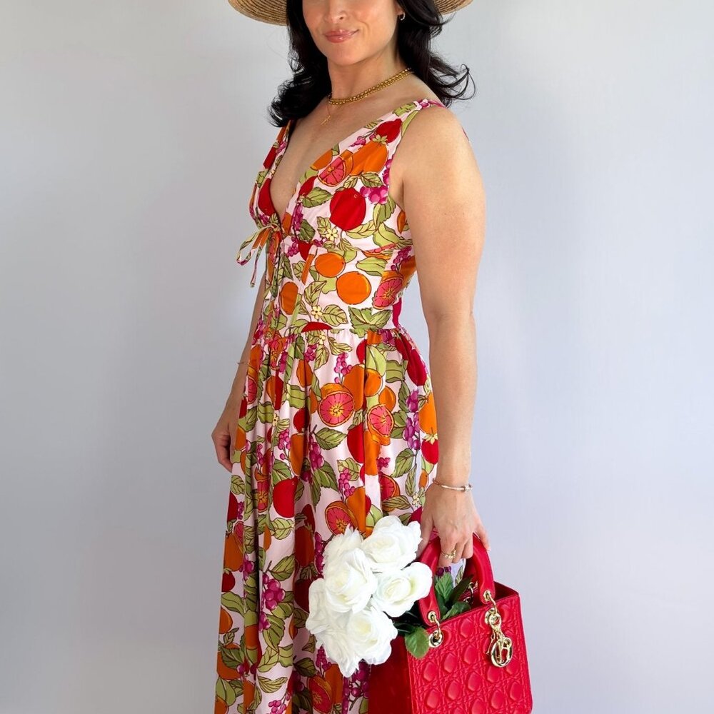 Midi Length Cotton Summer Dresses | Corset Dress - Picture 15 of 16